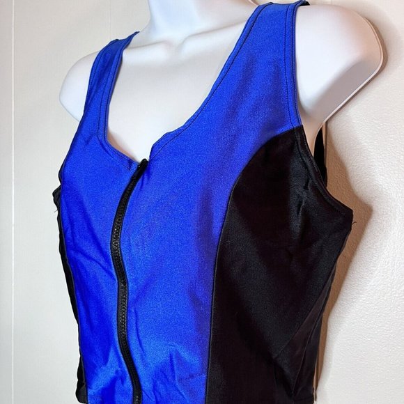 Vintage work out zipper top size XL - Picture 2 of 4